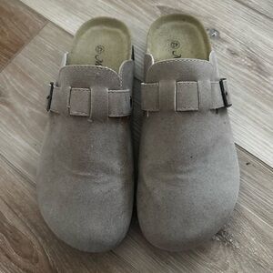 Meixiemeile Suede Clogs 9.5/10 wide